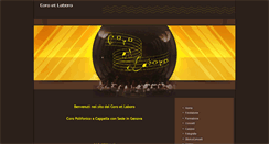 Desktop Screenshot of coroetlaboro.it