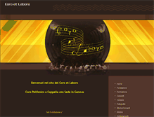 Tablet Screenshot of coroetlaboro.it
